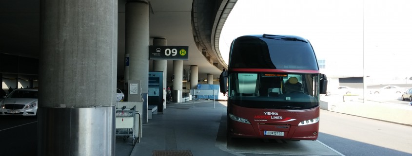 Busstation Flughafen Wien Schwechat