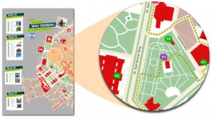 Wien Stadtplan Sightseeing Routen Innenstadt